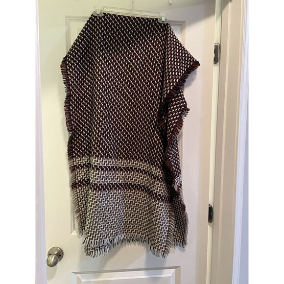 Modena Scarf Woven Multicolor Long Scarf Length Approximately 74” Long - Picture 2 of 6